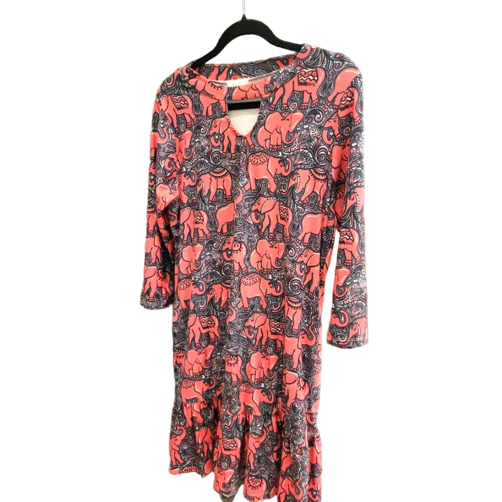 Simply Southern Dress - Fun Pink Elephant Print!
